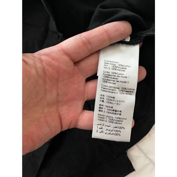 3•1 Phillip Lim Cropped Long Sleeve T-Shirt Sz M - Picture 4 of 8